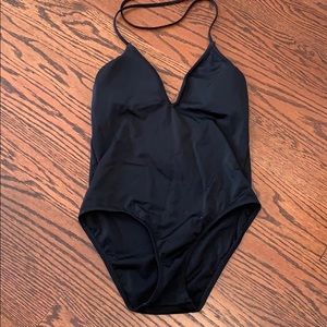 Victoria’s Secret black one piece bathing suit - m